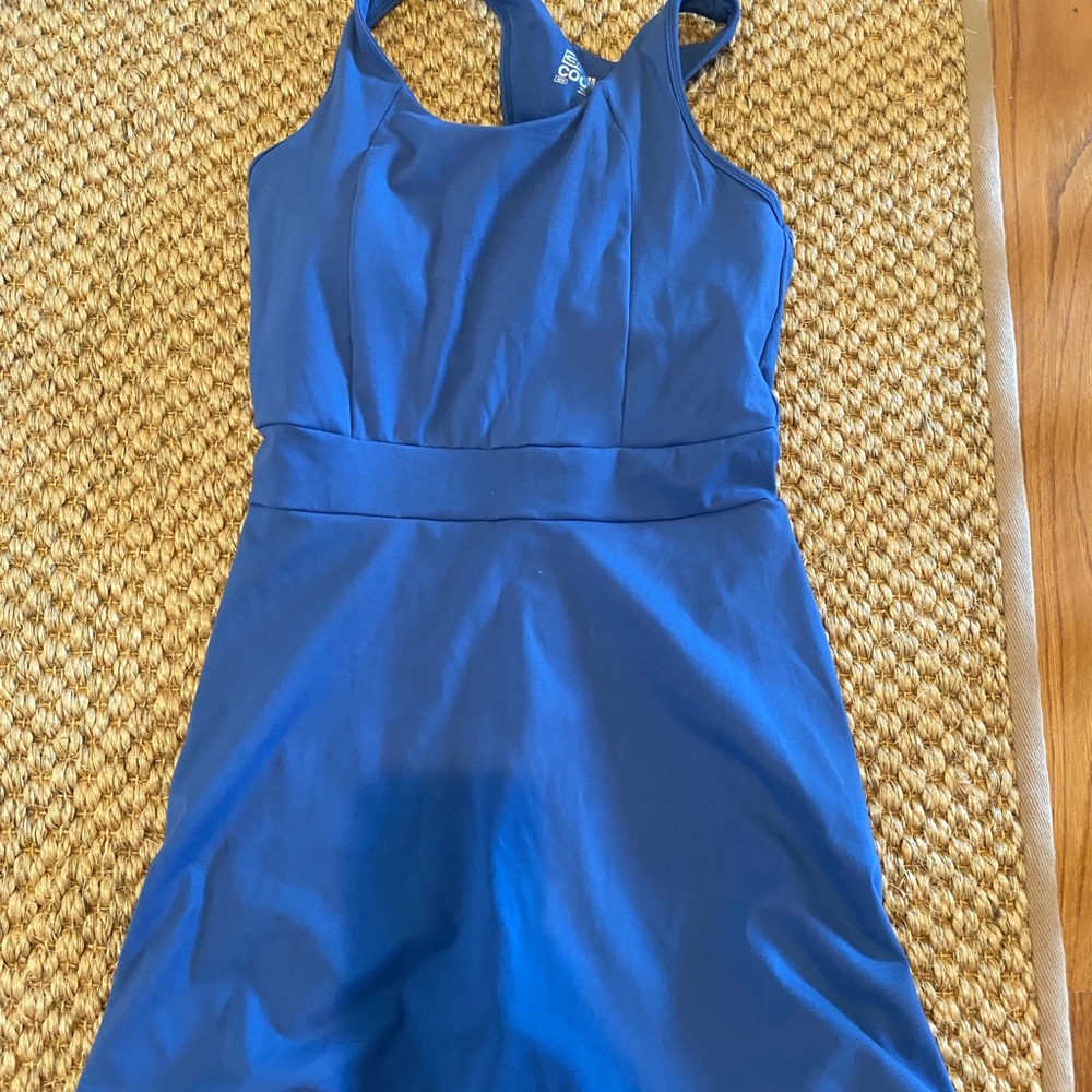 32 Degrees Active Dress with Shorts - M “True Navy” / Blue NWOT SFPF